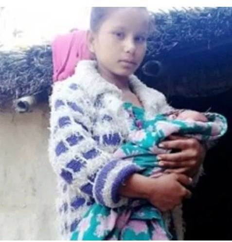 बर्दियामा १२ वर्षकी बालिका बच्चाकी आमा भइन्