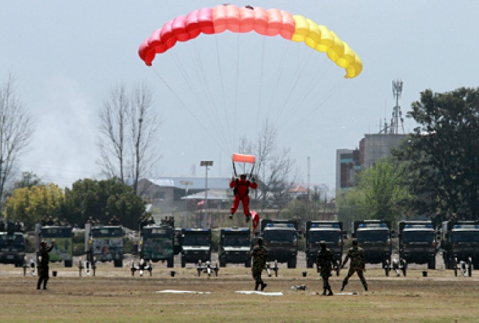 सैनिक कला प्रदर्शन गर्ने क्रममा एकजना घाइते