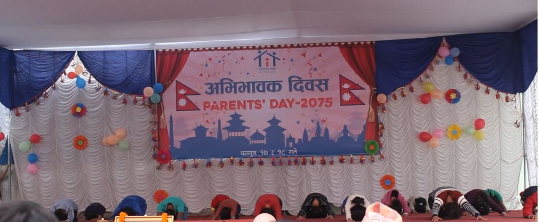 टाइमलाइन स्कुलको दुई दिने “अभिभावक दिवस २०७५” भव्यताका साथ सम्पन्न