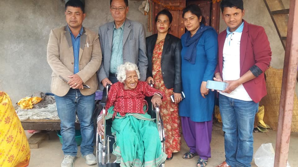 ११७ वर्षिया बाटुलिलाई मासिक १० हजार दिने निर्णय