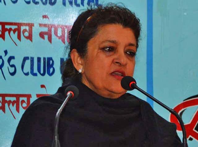 प्रेस स्वतन्त्रता हननका घटना मान्य नहुने सुजाता : कोइराला