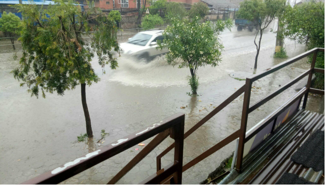 हावाहुरीसँगै भक्तपुर जलमग्न