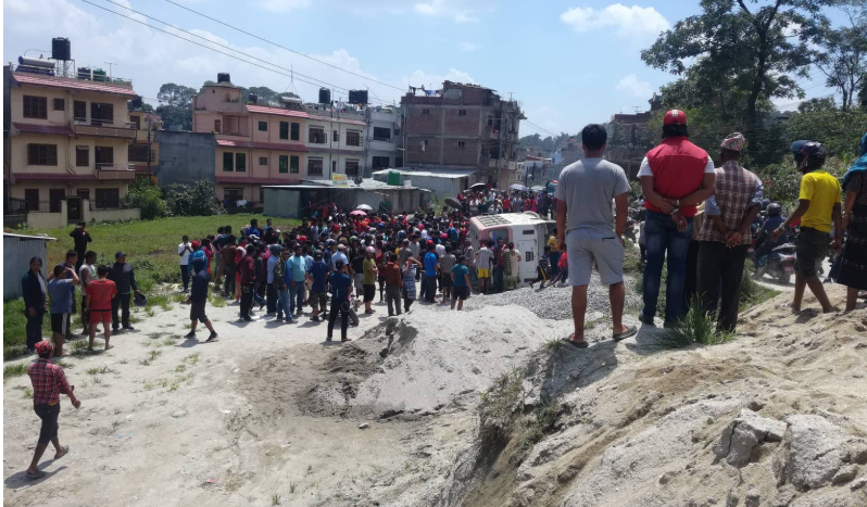 काठमाडौंमा वस दुर्घटना, एकजनाको मृत्यु