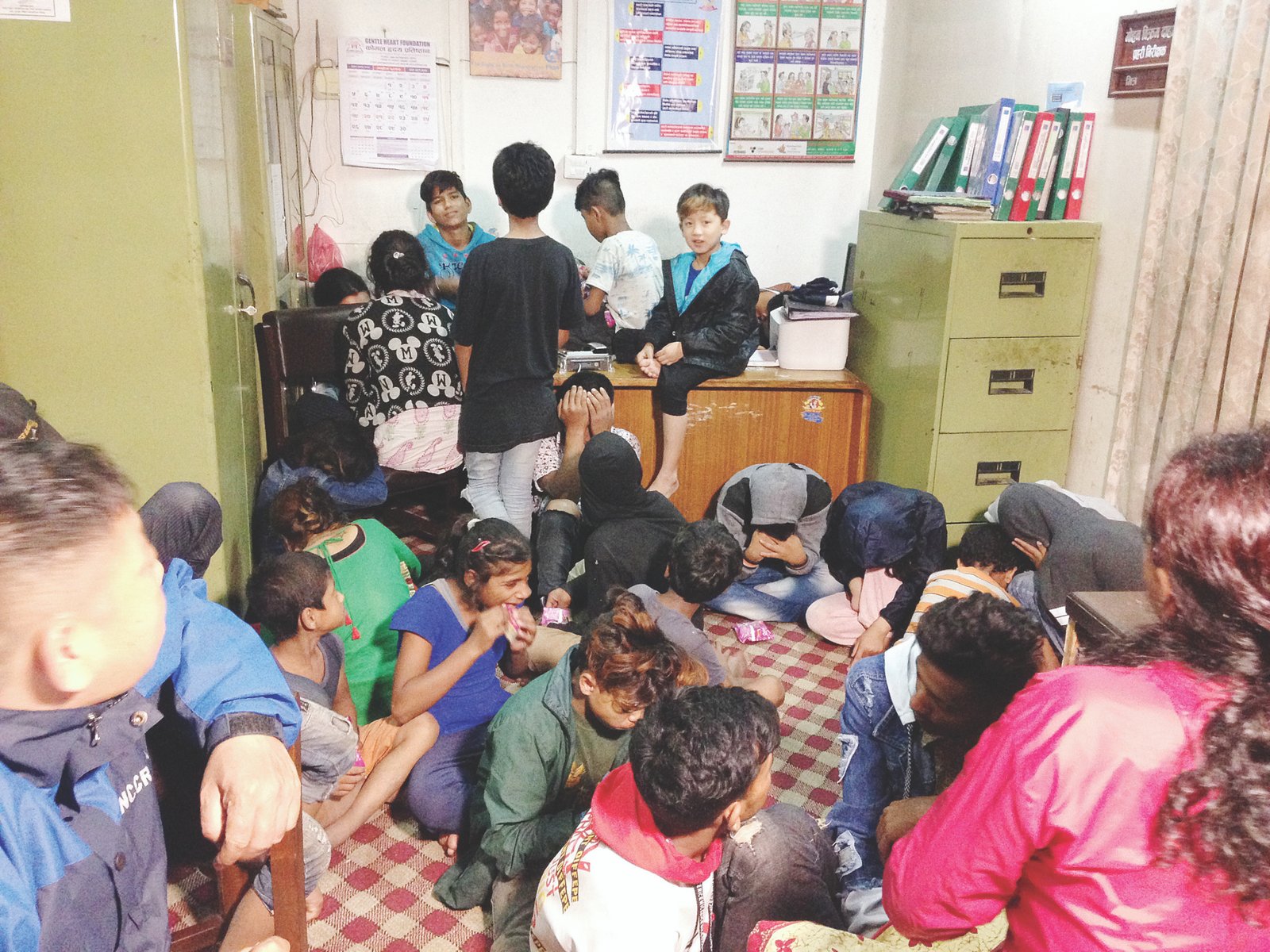 मध्यरातमा ४५ सडक बालबालिकाको उद्धार