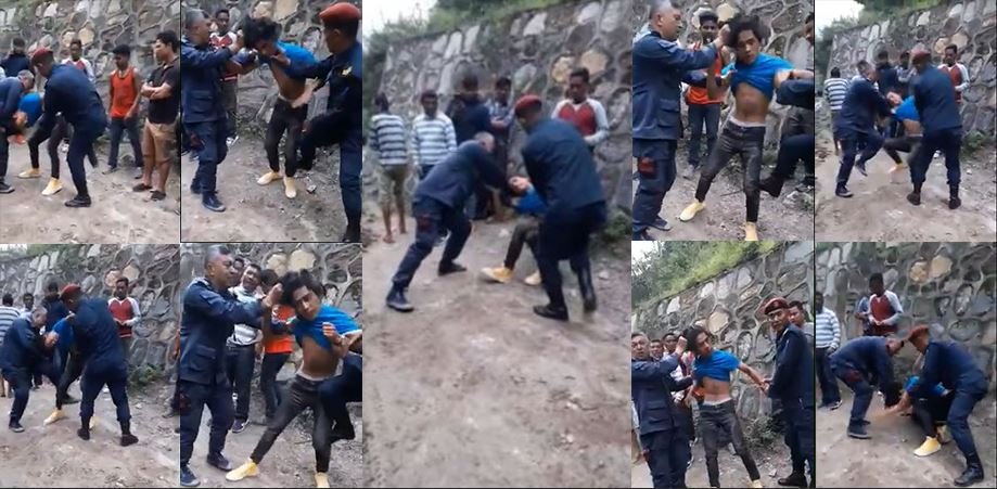 कन्टेनर चालकलाई कुटपिट गरेको भिडियो भाइरल भएपछि बोल्यो रसुवा प्रहरीले