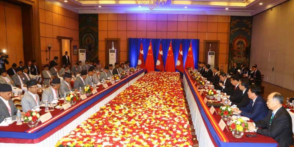 नेपाल–चीनबीच विभिन्न समझदारीपत्रमा हस्ताक्षर