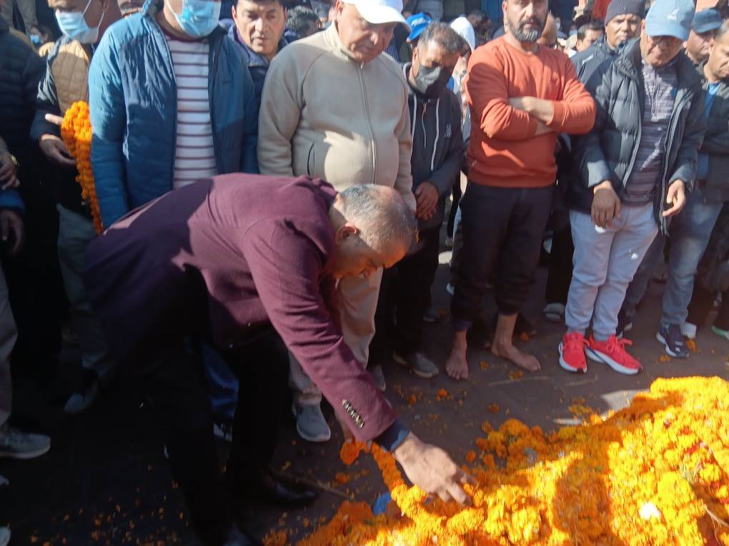 वडा अध्यक्ष स्व. भीमसेन थापाको  उपचार क्रममा असामयिक निधन