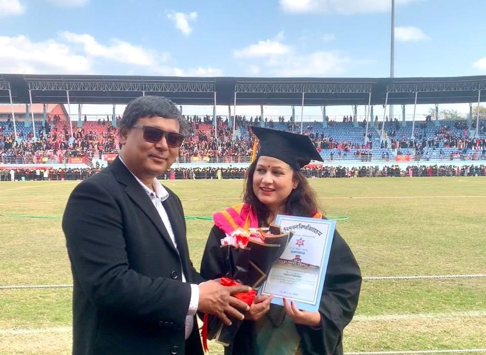 गाउपालिका उपाध्यक्ष सन्जु प्याकुरेल एमफिल डिग्री हासिल