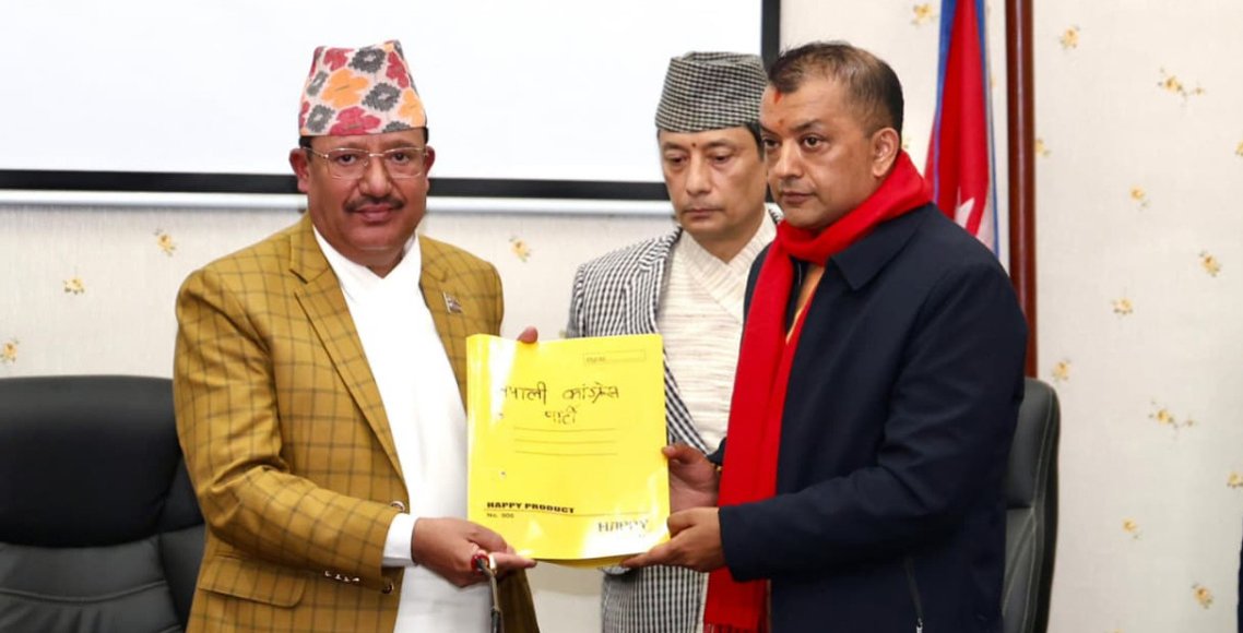 निर्वाचन आयोगले दियो गगन थापा समूहलाई आधिकारिकता